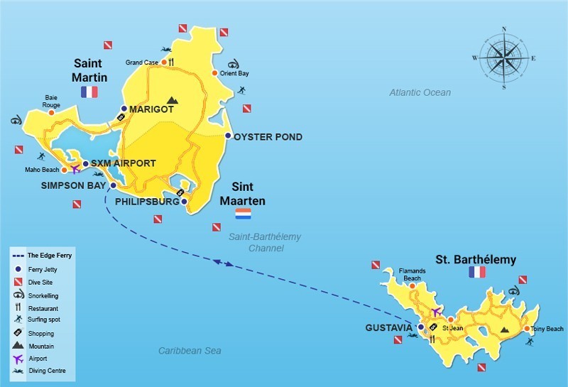 Ferry to St Barths: Fast ferry service from Sint Maarten to St Barths 