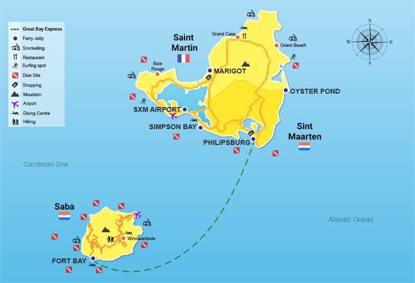 Great Bay Express to Saba