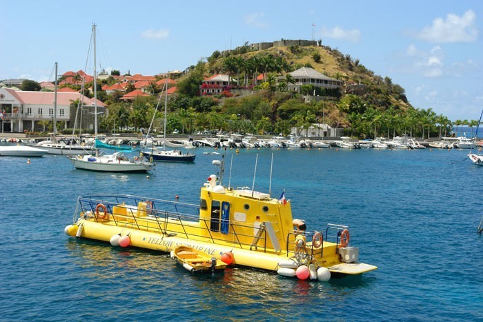 st barth marina yellow sub